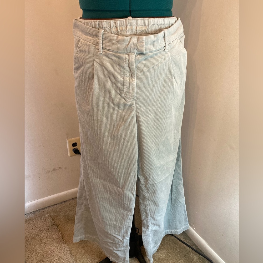 AE Stretch Corduroy High-Waisted Wide-Leg Trouser Women’s Size 14
